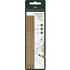 Faber Castell Pitt Monochroom Houtskoolpotlood geperst - 3 stuks - soft, medium, hard Faber Castell Pitt Monochroom Houtskoolpotlood geperst - 3 stuks - soft, medium, hard