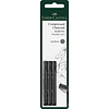 Faber Castell Pitt Monochroom Houtskool geperst - medium - 3 stuks Faber Castell Pitt Monochroom Houtskool geperst - medium - 3 stuks