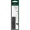 Faber Castell Pitt Monochroom Houtskool geperst - soft - 3 stuks Faber Castell Pitt Monochroom Houtskool geperst - soft - 3 stuks