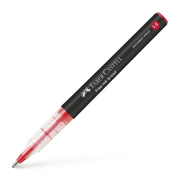 Faber Castell Inktroller 1.5mm - Rood afbeelding