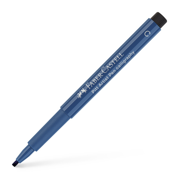 Faber Castell Kalligrafiepen Pitt - C 247 indanthreen blauw afbeelding