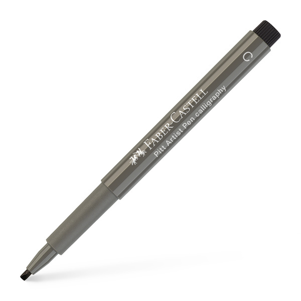 Faber Castell Kalligrafiepen Pitt - C 273 warm grijs IV afbeelding