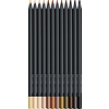 Faber Castell Black Edition Kleurpotloden - 12 stuks - skin tones Faber Castell Black Edition Kleurpotloden - 12 stuks - skin tones