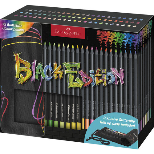 Faber Castell Kleurpotlood Black Edition - 72 stuks