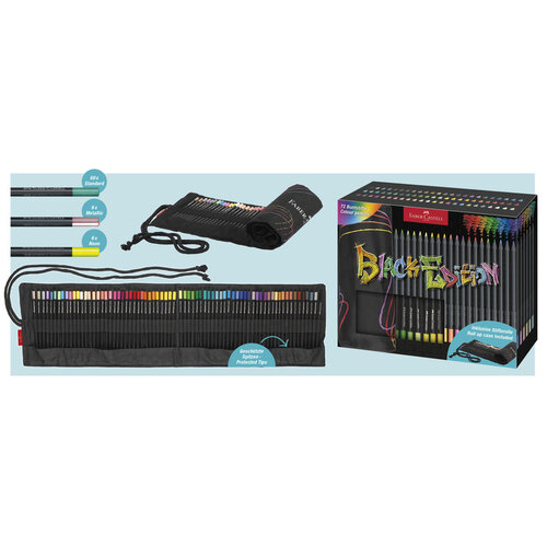 Faber Castell Kleurpotlood Black Edition - 72 stuks