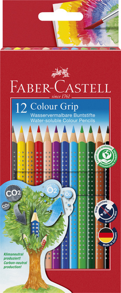 Faber Castell Kleurpotlood Colour Grip 2001 - kartonnen etui a 12 stuks afbeelding