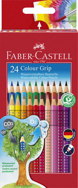Faber Castell Kleurpotlood Grip - kartonnen etui a 24 stuks afbeelding