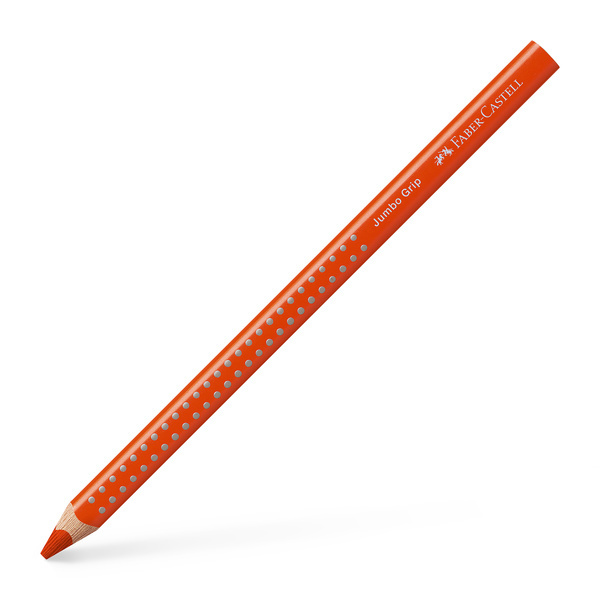 Faber Castell Kleurpotlood Jumbo Grip - 15 cadmiumoranje donker afbeelding