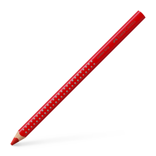 Faber Castell Kleurpotlood Jumbo Grip - 21 geraniumrood afbeelding