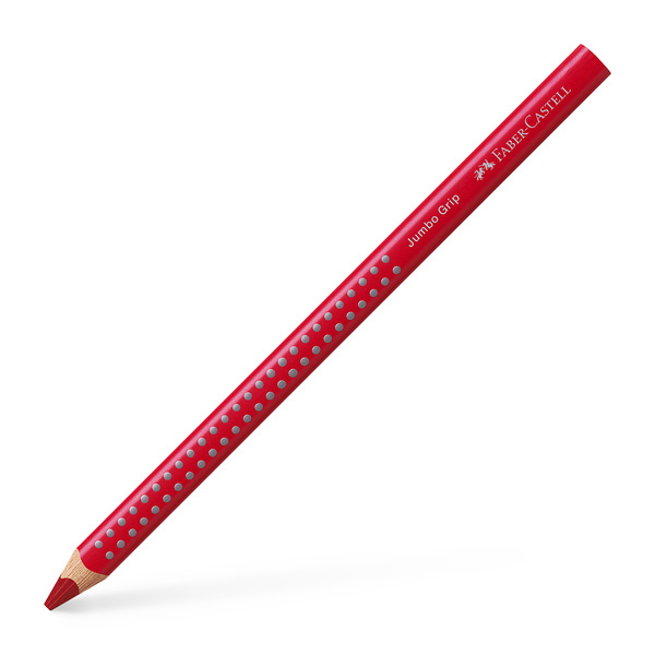 Faber Castell Kleurpotlood Jumbo Grip - 26 permanent karmijn afbeelding
