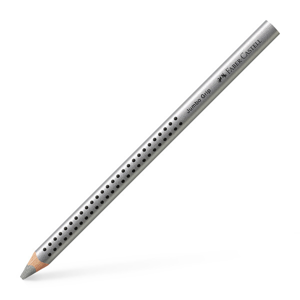 Faber Castell Kleurpotlood Jumbo Grip - 82 zilver afbeelding