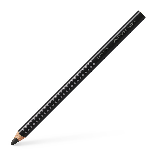 Faber Castell Kleurpotlood Jumbo Grip - 99 zwart afbeelding