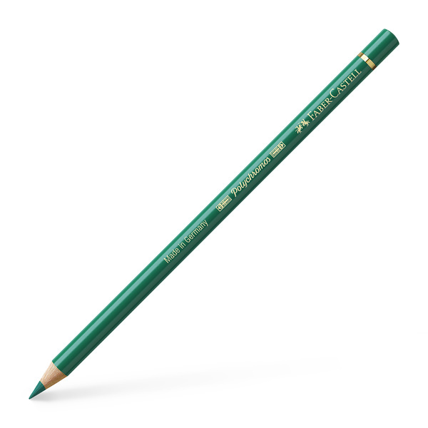 Faber Castell Kleurpotlood Polychromos - 264 donker phthalogroen afbeelding
