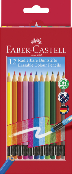 Faber Castell Kleurpotlood uitgumbaar afbeelding