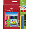 Faber Castell Kleurpotloden - promo set 18 + 4 + 2 Faber Castell Kleurpotloden - promo set 18 + 4 + 2