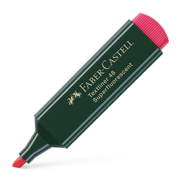 Faber Castell Markeerstift - neon 48 rood afbeelding