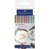 Faber Castell Marker Metallic - Kleur assorti - lijnbreedte 1,5mm Faber Castell Marker Metallic - Kleur assorti - lijnbreedte 1,5mm