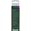 Faber Castell Marker Multimark permanent - F - etui met 4 stuks Faber Castell Marker Multimark permanent - F - etui met 4 stuks