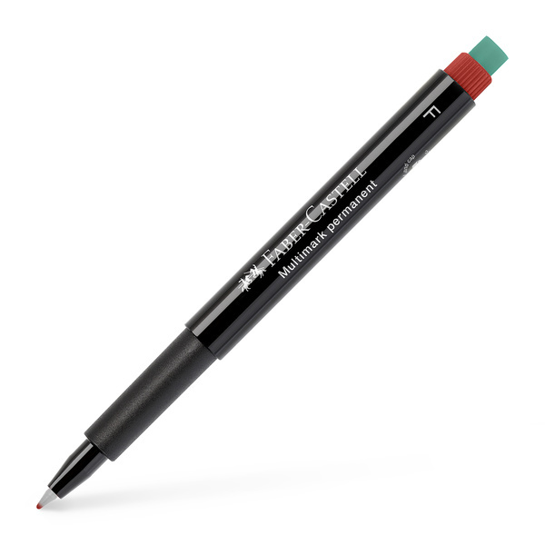 Faber Castell Marker Multimark permanent - F rood afbeelding