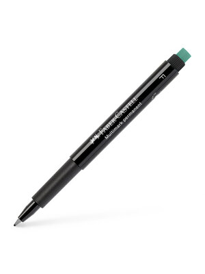 Faber Castell Multimarker permanent - zwart - fine