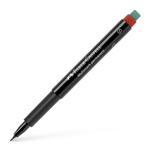 Faber Castell Marker Multimark permanent - S rood afbeelding