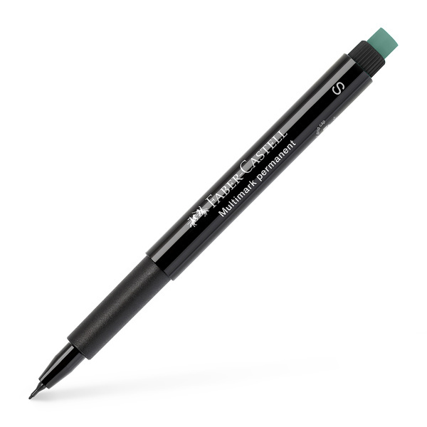 Faber Castell Marker Multimark permanent - S zwart afbeelding