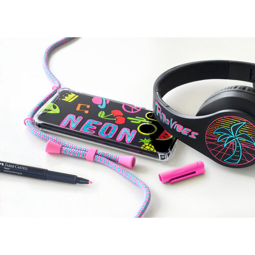 Faber Castell Markers Neon - 6 stuks in etui.