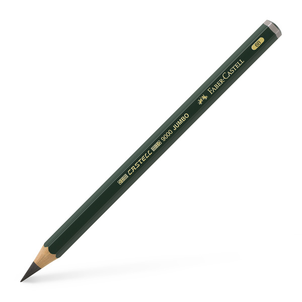 Faber Castell Potlood 9000 - Jumbo 6B afbeelding