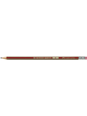 Faber Castell Grafietpotlood Dessin 2001 - B met gum Faber Castell Grafietpotlood Dessin 2001 - B met gum