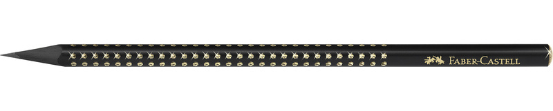 Faber Castell Potlood grafiet - Grip Sparkle Midnight goud afbeelding
