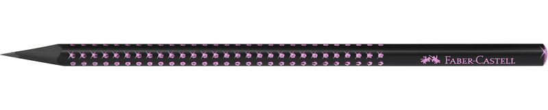Faber Castell Potlood grafiet - Grip Sparkle Midnight rose afbeelding