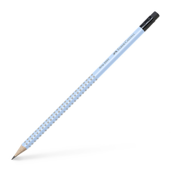 Faber Castell Potlood Grip 2001 - B met gum afbeelding