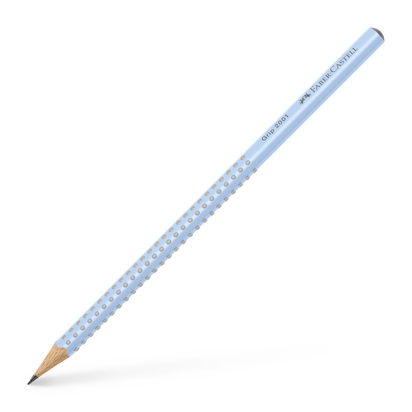Faber Castell Potlood Grip 2001 - grafiet B sky blue afbeelding
