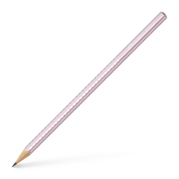 Faber Castell Potlood Grip sparkle - rose metallic afbeelding