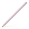 Faber Castell Grafietpotlood Jumbo Sparkle Grip - B rose metallic Faber Castell Grafietpotlood Jumbo Sparkle Grip - B rose metallic