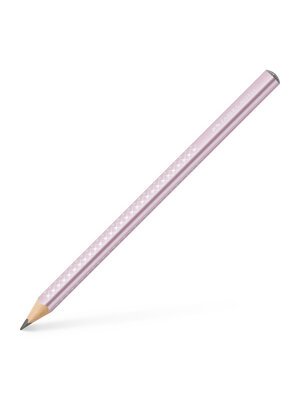 Faber Castell Grafietpotlood Jumbo Sparkle Grip - B rose metallic