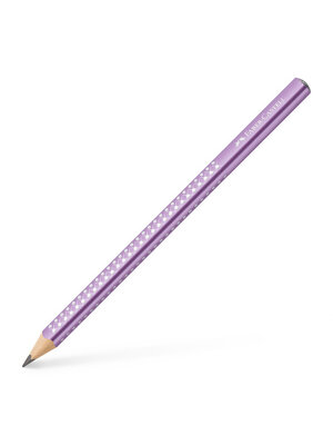 Faber Castell Grafietpotlood Jumbo Sparkle Grip - B violet metallic Faber Castell Grafietpotlood Jumbo Sparkle Grip - B violet metallic