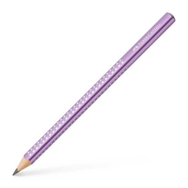 Faber Castell Potlood Jumbo Grip - Sparkle violet metallic afbeelding