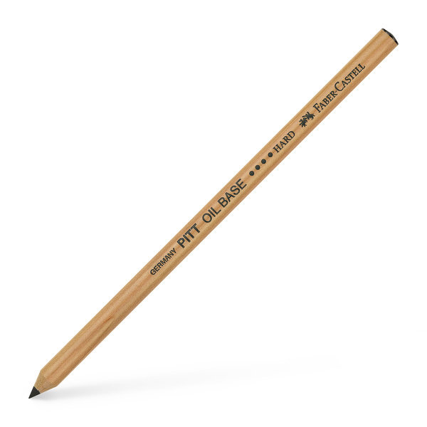 Faber Castell Potlood Pitt Oil Base - zwart hard afbeelding