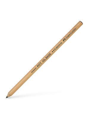 Faber Castell Pitt Oil Base potlood - zwart medium Faber Castell Pitt Oil Base potlood - zwart medium
