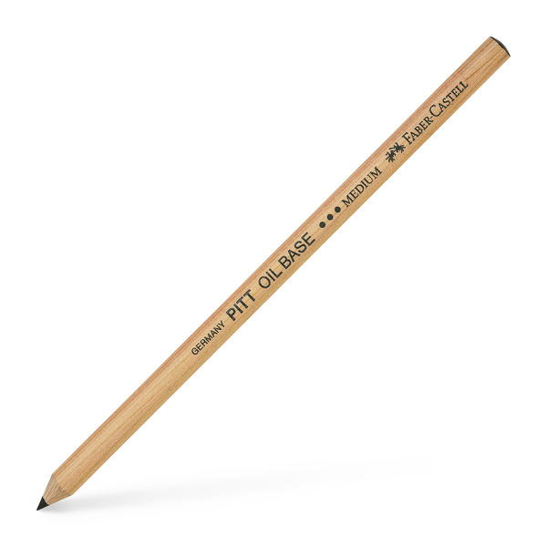 Faber Castell Potlood Pitt Oil Base - zwart medium afbeelding