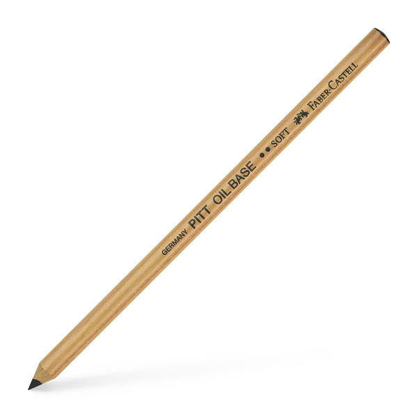 Faber Castell Potlood Pitt Oil Base - zwart zacht afbeelding