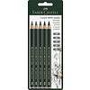Faber Castell Potloodset 9000 - Jumbo - set 5 stuks Faber Castell Potloodset 9000 - Jumbo - set 5 stuks