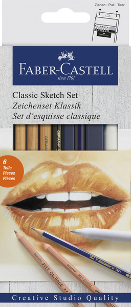Faber Castell Potloodset classic 6-delig afbeelding
