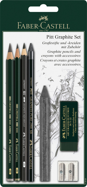 Faber Castell Potloodset Pitt Graphite 7-delig afbeelding