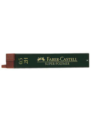 Faber Castell Potloodstiftjes Super-Polymer - 0,5mm - 2H Faber Castell Potloodstiftjes Super-Polymer - 0,5mm - 2H