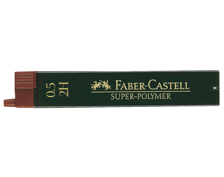 Faber Castell Potloodstiftjes Super-Polymer - 0,5mm - 2H afbeelding
