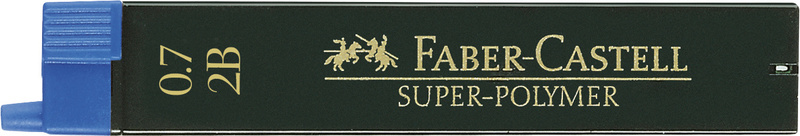 Faber Castell Potloodstiftjes Super-Polymer - 0,7mm - 2B afbeelding