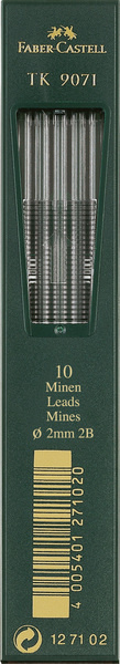 Faber Castell Potloodstiftjes TK9071 - 2,0mm - 2B afbeelding
