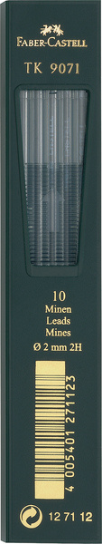 Faber Castell Potloodstiftjes TK9071 - 2,0mm - 2H afbeelding